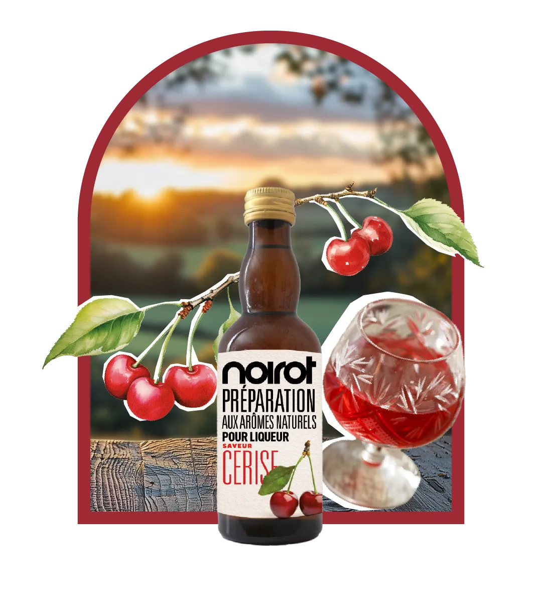 KIT LIQUEUR ARÔME CERISE